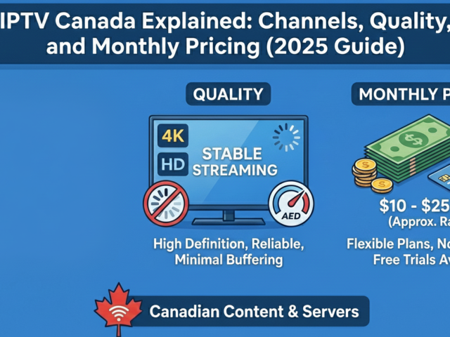 IPTV Canada Explained: Channels, Quality, and Monthly Pricing (2025 Guide)